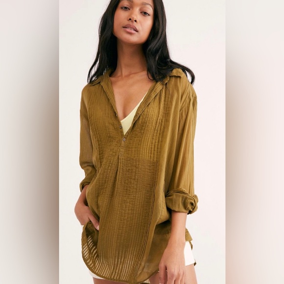 NWOT. Dove Grey Waverly Tunic-Free People - Picture 4 of 5